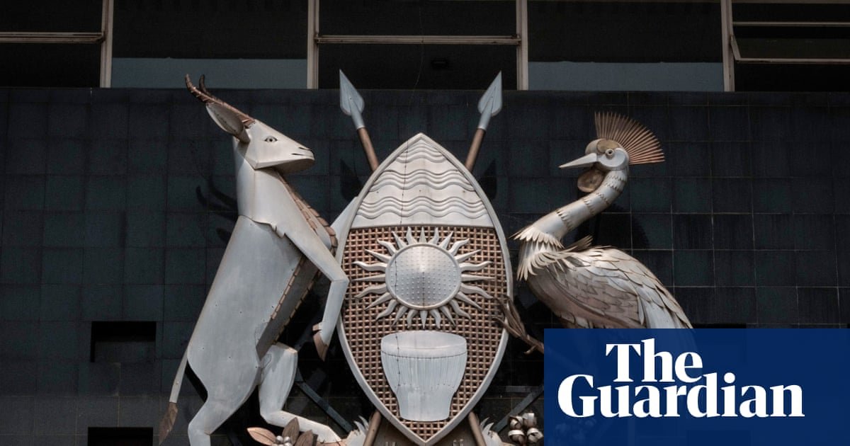 intereses extranjeros — Uganda’s coat of arms. Critics of the proposed protection of sovereignty bill call it the ‘very definition of a coup d’état’. Photograph: Yasuyoshi Chiba/AFP/Getty Images