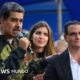 Nicolás Maduro junto a Alex Saab y su esposa, Camilla Fabri.. Foto de: BBC NEWS MUNDO
