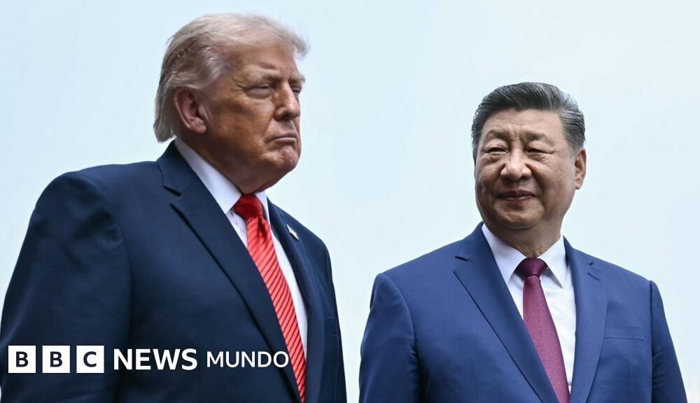 trampa tucídides — Trump y Xi. Tomada por: BBC Mundo