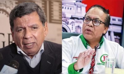 En un evento político, Hernando Cevallos y otros líderes discuten el futuro de Juntos por el Perú y sus planes. Foto de: La República