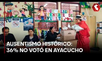segunda vuelta — Se muestra un banner gráfico con texto que dice "buhocomunidad". Foto de: El Búho
