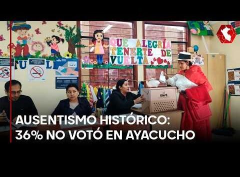 segunda vuelta — Se muestra un banner gráfico con texto que dice "buhocomunidad". Foto de: El Búho