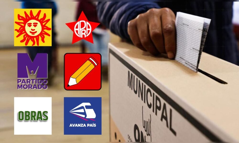 inscripción partidos políticos ERM — Varios logotipos de partidos políticos costarricenses aparecen sobre una imagen de una persona depositando un voto en una urna. Foto de: La República