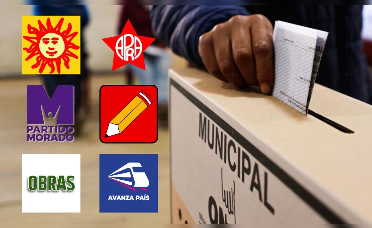 inscripción partidos políticos ERM — Varios logotipos de partidos políticos costarricenses aparecen sobre una imagen de una persona depositando un voto en una urna. Foto de: La República