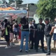 competencia automovilística — Agentes policiales intervienen en una zona de competencias automovilísticas tras un incidente que dejó dos heridos en el distrito de Laredo. Foto de: Perú21