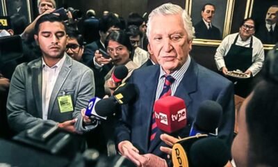 voto peruano — El canciller Pareja se dirige a la prensa tras reafirmar su actuar legal e imparcial en el proceso electoral. Foto de: El Peruano