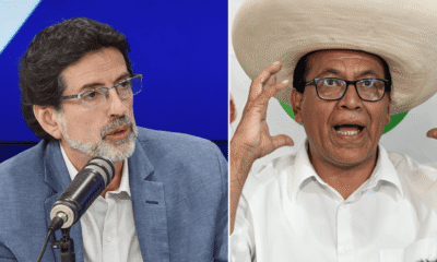 proceso electoral — Un montaje fotográfico que muestra al presidente de México Andrés Manuel López Obrador a la izquierda y a un hombre con sombrero de charro a la derecha. Foto de: Exitosa Noticias