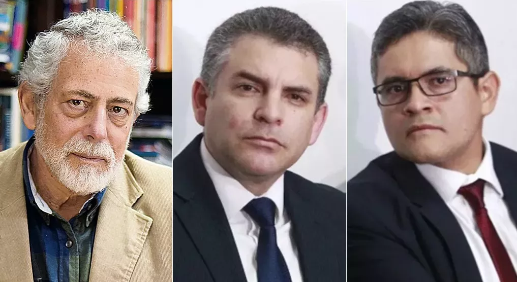 Congreso peruano aprueba — Retratos de los políticos involucrados en las investigaciones por presunta narco-mafia política. Foto de: El Búho