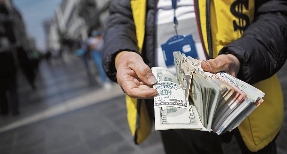 Dólar estadounidense — Unas manos sostienen fajos de dólares estadounidenses en un entorno urbano, ilustrando la fluctuación del tipo de cambio. Foto de: Gestión