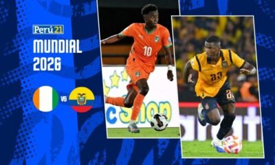 empate sin goles — Jugadores de las selecciones de Costa de Marfil y Ecuador en acción durante el torneo previo al Mundial 2026. Foto de: Perú21