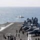 Estados Unidos — Aviones de combate estadounidenses operan en el mar tras los ataques a instalaciones militares iraníes en la región del Estrecho de Ormuz. Foto de: news.google.com