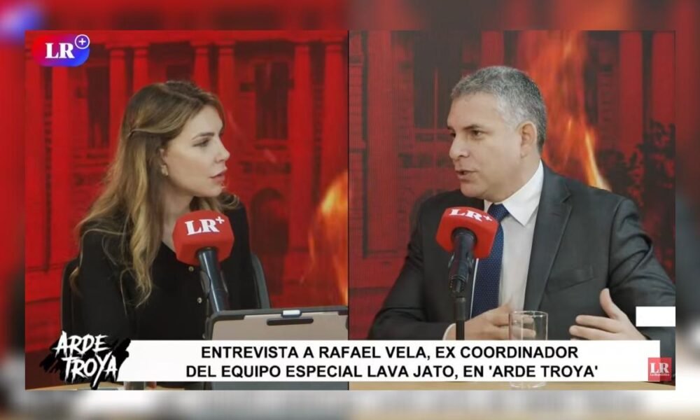 Fiscal Vela denuncia — Rafael Vela es entrevistado en el programa Arde Troya sobre su salida del Ministerio Público y la situación de la justicia. Foto de: LR+