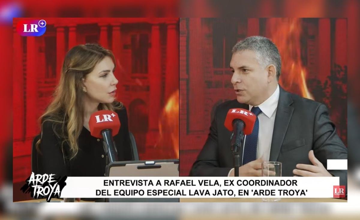 Fiscal Vela denuncia — Rafael Vela es entrevistado en el programa Arde Troya sobre su salida del Ministerio Público y la situación de la justicia. Foto de: LR+