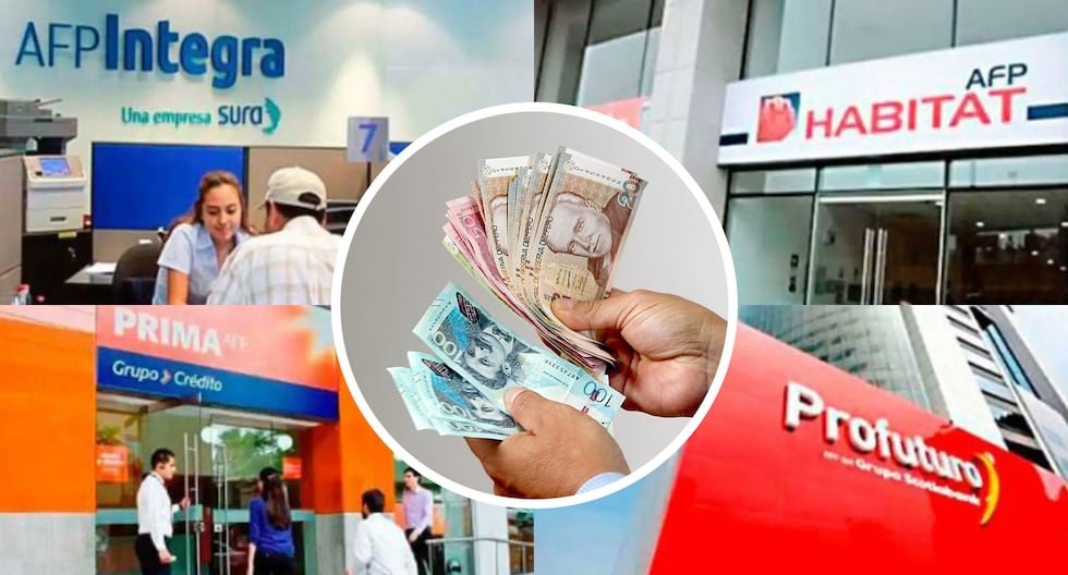 retiros extraordinarios — Logotipos de las administradoras Integra y Habitat junto a billetes de moneda nacional en el contexto del debate sobre retiros de fondos previsionales. Foto de: Gestión