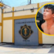 Kevin Jeanpier — Un interno del penal de Chiclayo es captado cerca del muro exterior tras intentar escapar durante el conteo. Foto de: Perú21