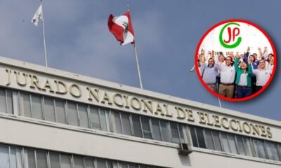 Lima Centro — Fachada del Jurado Nacional de Elecciones en Perú ante la decisión de admitir la apelación de Juntos por el Perú. Foto de: Exitosa Noticias