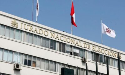 Fachada del Jurado Nacional de Elecciones en Perú, entidad encargada de entregar las credenciales a la fórmula presidencial ganadora. Foto de: Gestión
