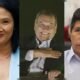 Jorge Nieto — Retratos de Keiko Fujimori, Pedro Castillo y el expresidente Jair Bolsonaro en un contexto de política latinoamericana. Foto de: La República
