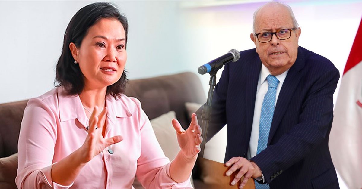 audiencia Keiko Fujimori Julio — Keiko Fujimori y el presidente del Banco Central de Reserva, Julio Velarde, en una composición que ilustra la posible solicitud de audiencia. Foto de: Exitosa Noticias