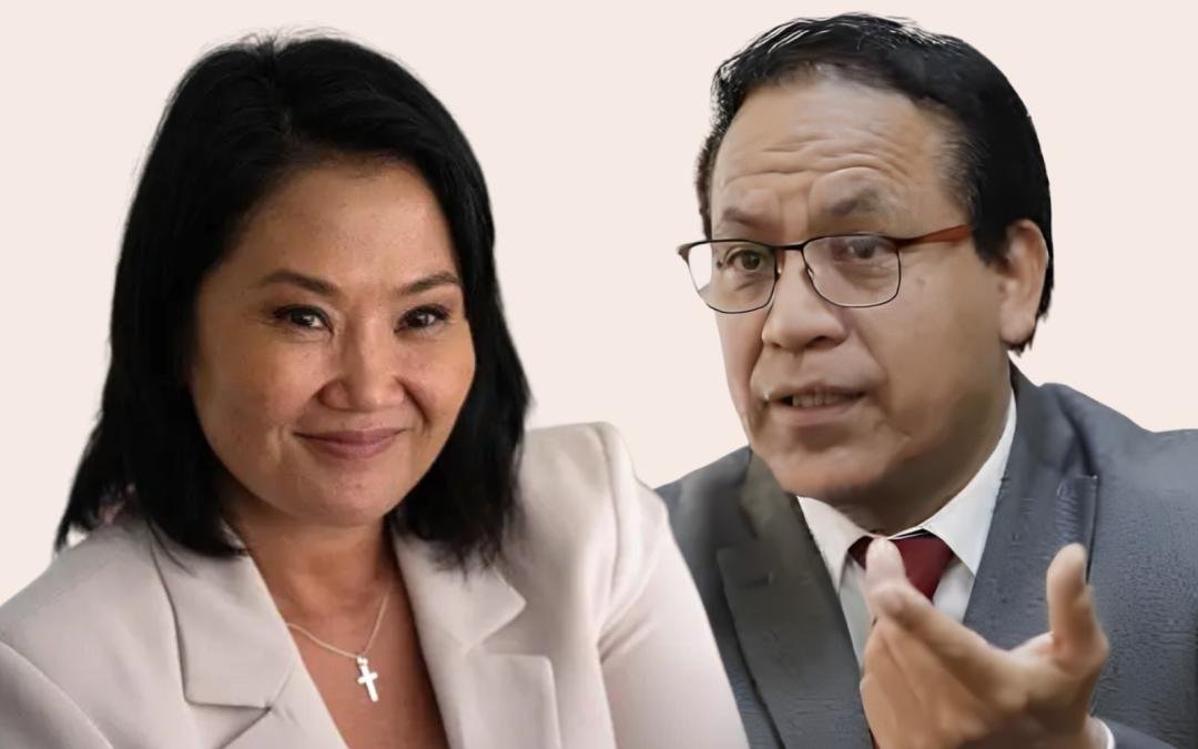 Keiko Fujimori y Roberto Sánchez compiten en el conteo de votos tras las elecciones peruanas. Foto de: Perú21