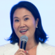 Keiko Fujimori se expresa ante los medios tras conocerse los resultados de la ONPE al 100%. Foto de: Exitosa Noticias