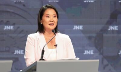 Imagen de la cobertura sobre Keiko Fujimori se aleja de narrativa del fraude tras ocupar primer lugar en el c. Foto de: La República