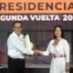 Keiko Fujimori — Imagen de la cobertura sobre Fujimori y Sánchez se enfrentan sobre crimen y "mafia política" en debate presid. Foto de: ERNESTO BENAVIDES/AFP/AFP