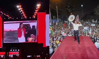 Keiko Fujimori — Imagen de la cobertura sobre Cierres de campaña: Fujimori: «será un gobierno tecnocrático». Sánchez: «restabl. Foto de: El Búho