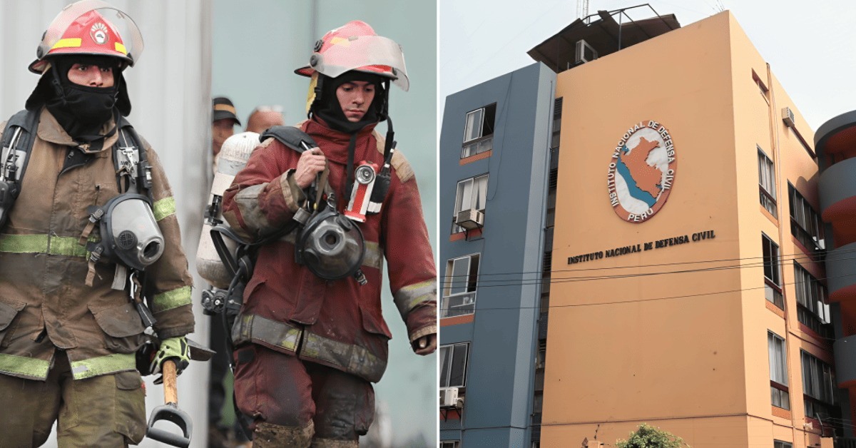 maltrato sistemático — Bomberos y personal de rescate en Perú trabajan bajo protocolos del Instituto Nacional de Defensa Civil (Indeci). Foto de: Exitosa Noticias