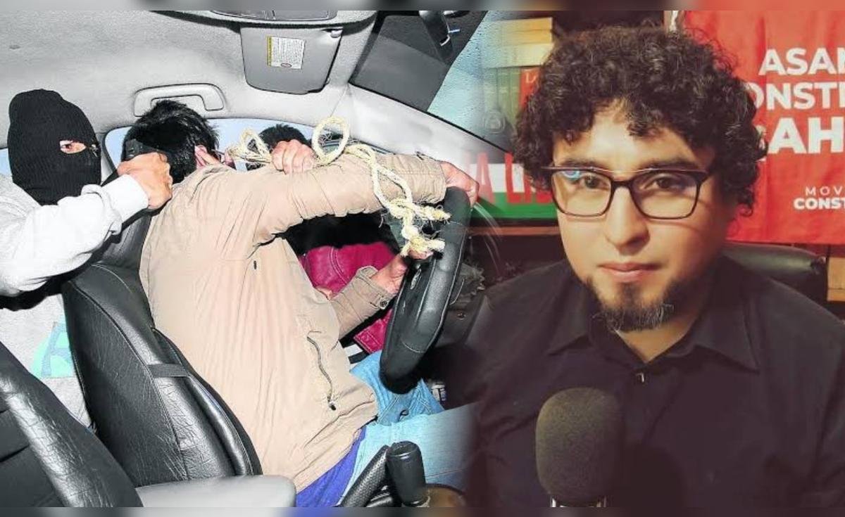 El periodista Pável Yábar denuncia haber sido víctima de un asalto y secuestro con presunto amedrentamiento político. Foto de: La República
