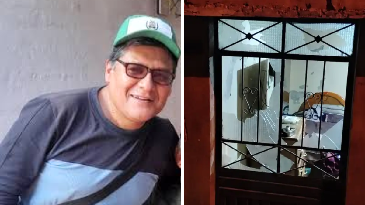 corrupción policial — Retrato de un hombre con gorra y lentes, presuntamente el periodista atacado en Arequipa tras denunciar corrupción en la PNP. Foto de: Perú21