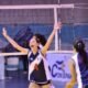 Las jugadoras peruanas celebran en la cancha tras asegurar el tercer puesto en la Copa Panamericana de Vóley Sub 17. Foto de: Norceca