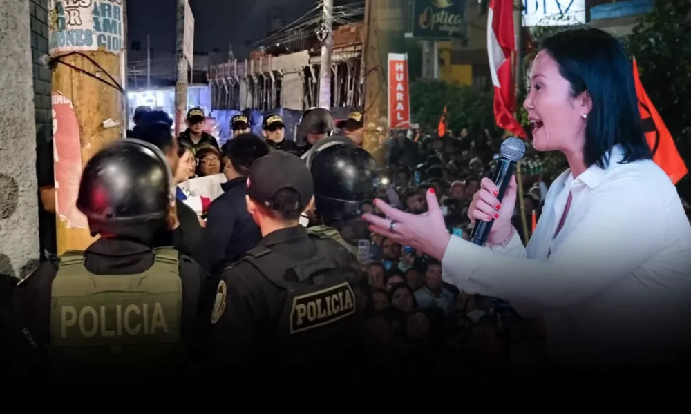 Keiko Fujimori — Se muestra un banner genérico que sirve como encabezado o fondo para el contenido periodístico. Foto de: El Búho
