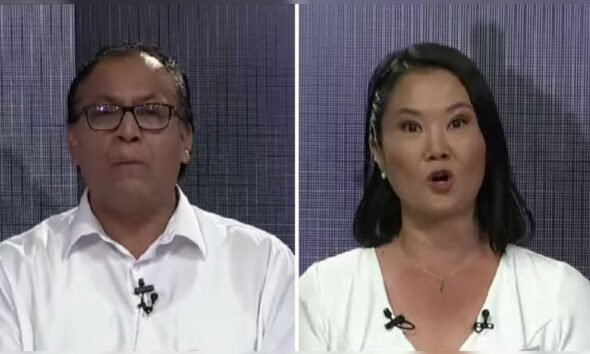 Sánchez acusa Fujimori — Las figuras políticas Keiko Fujimori y Viviana Sánchez conversan sobre el impulso de la Beca 18 y las críticas al sistema. Foto de: La República