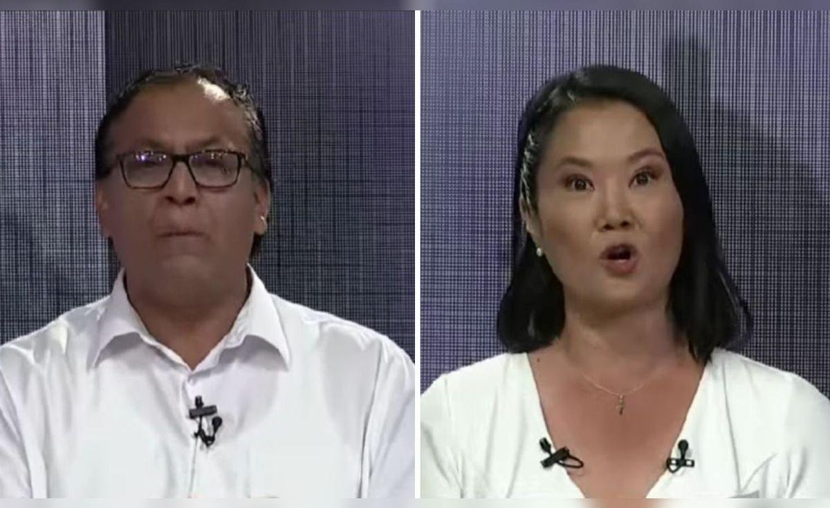 Sánchez acusa Fujimori — Las figuras políticas Keiko Fujimori y Viviana Sánchez conversan sobre el impulso de la Beca 18 y las críticas al sistema. Foto de: La República