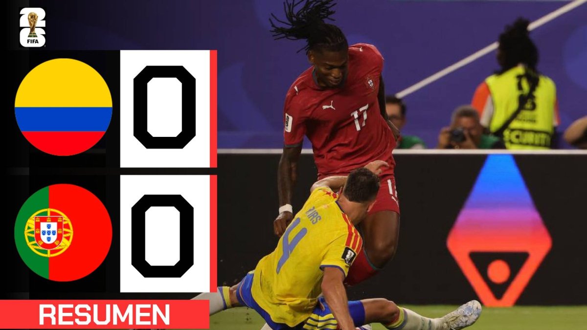 Selección Colombia — El jugador de la selección de Portugal en acción durante un encuentro contra Colombia. Foto de: Marca