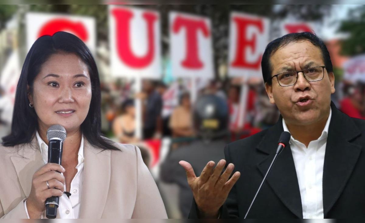 segunda vuelta presidencial — Imagen de la cobertura sobre Sutep se declara neutral frente al fujimorismo, mientras la CGTP y otros gremios. Foto de: La República
