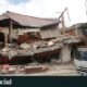 Una vivienda colapsada por los sismos en El Junquito, Venezuela, muestra los daños estructurales en las construcciones del país. Foto de: EFE/Ronald Peña R