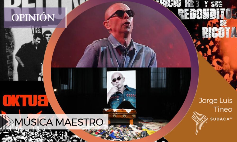 El músico Indio Solari es homenajeado por sus seguidores en una multitudinaria despedida tras su trayectoria artística. Foto de: Jorge Luis Tineo