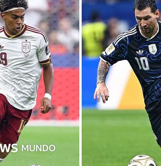Argentina España — Los jugadores de las selecciones de Argentina y España se preparan para disputar una final de Mundial inédita. Foto de: Getty Images