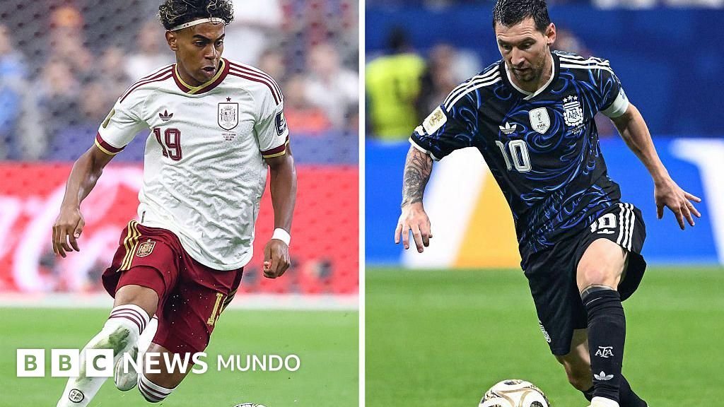 Argentina España — Los jugadores de las selecciones de Argentina y España se preparan para disputar una final de Mundial inédita. Foto de: Getty Images