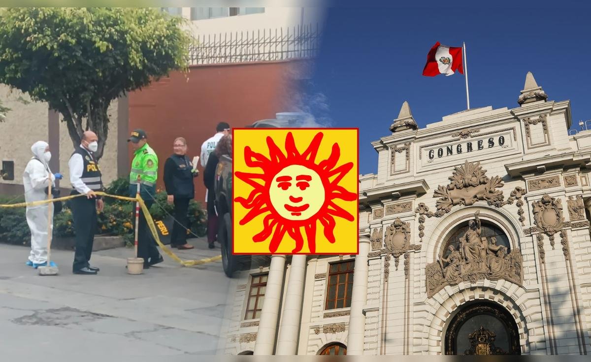 derogatoria de leyes pro-crimen — Personal de seguridad y autoridades en las inmediaciones del Palacio Legislativo durante el inicio de la nueva legislatura. Foto de: La República