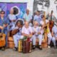 Bersuit Ver Vertex — Integrantes de la banda Bersuit posan con sus instrumentos musicales en un estudio artístico antes de su concierto en Lima. Foto de: Perú21