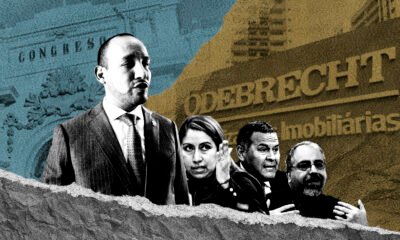 caso Lava Jato — Montaje gráfico que muestra a figuras políticas y de negocios en un contexto de contrastes económicos. Foto de: IDL-Reporteros