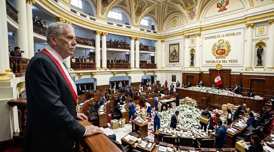 Congreso incrementa gastos — Imagen de la cobertura sobre Congreso: Trabajadores reciben bonos mensuales, semestrales y anuales. Gasto es . Foto de: El Búho