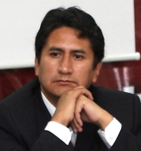Vladimir Cerrón durante una rueda de prensa sobre el estado de su situación jurídica tras la decisión del Tribunal Constitucional. Foto de: Perú21