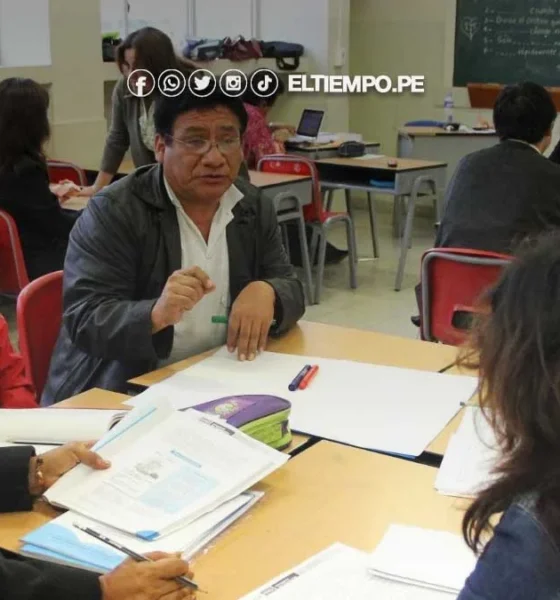 Docentes auxiliares recibirán — Docentes y personal educativo en una reunión de trabajo sobre las nuevas disposiciones del bono para el sector educativo. Foto de: ELTIEMPO.PE