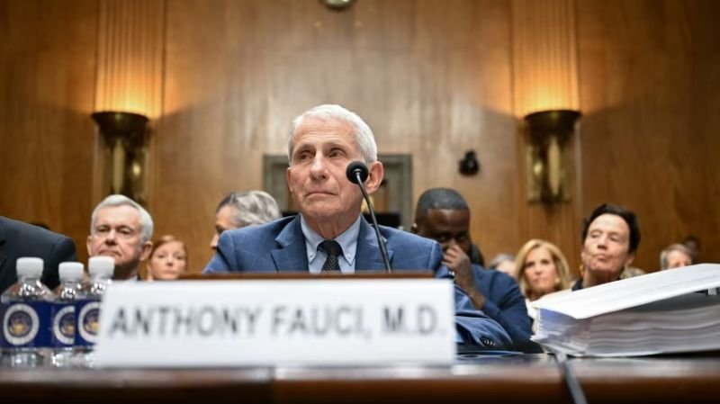Quinta Enmienda — El Dr. Anthony Fauci comparece ante el Senado de Estados Unidos para testificar sobre la gestión de la pandemia de COVID-19. Foto de: CNN en Español