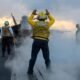 ofensiva militar — Personal de la Marina de los Estados Unidos en un portaaviones durante maniobras aéreas en medio de las tensiones con Irán. Foto de: Handout/U.S Navy/ZUMA/IMAGO