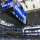 AT&T Stadium — Vista del interior de un estadio en Dallas preparado para los partidos de la Copa del Mundo. Foto de: EFE